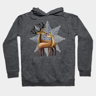 Reindeer Couple Hoodie